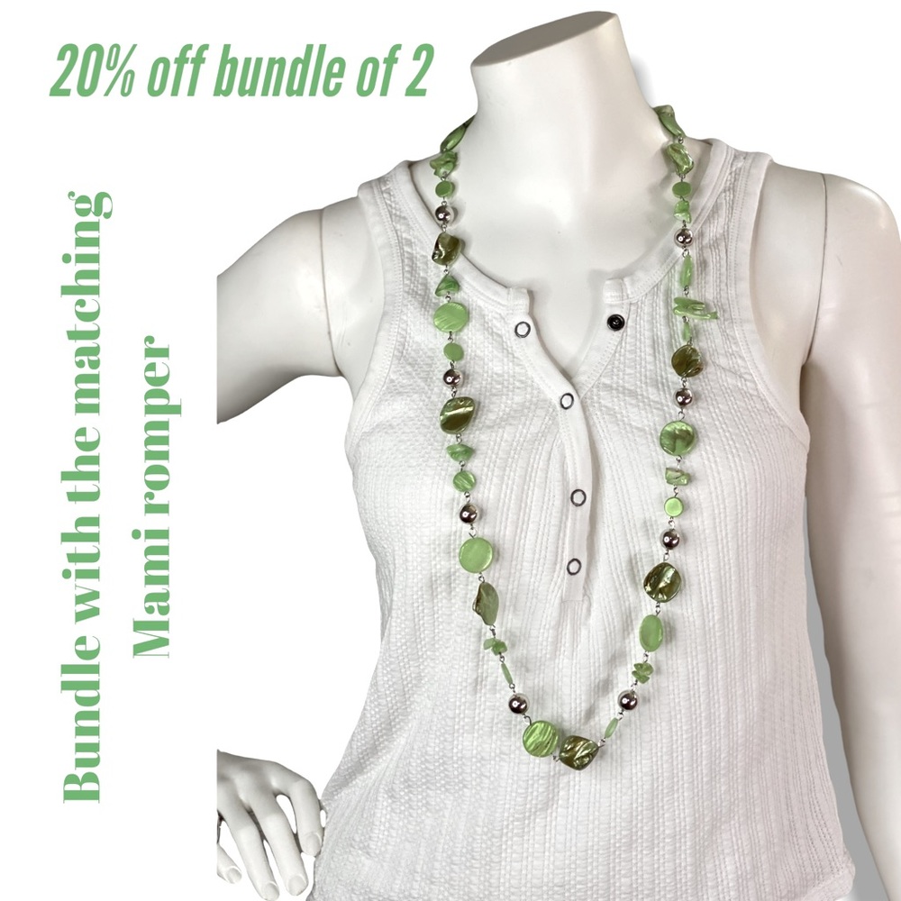 Paparazzi Lime green Necklace set